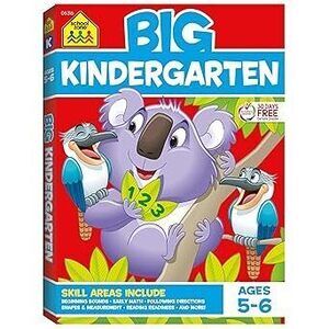 Big Kindergarten Workbook: 320 Pages, Early Reading And Writing, Numbers 0-20,